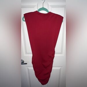 Red Sleeveless Dress